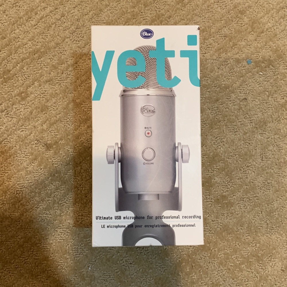 Blue Yeti Grey USB Microphone